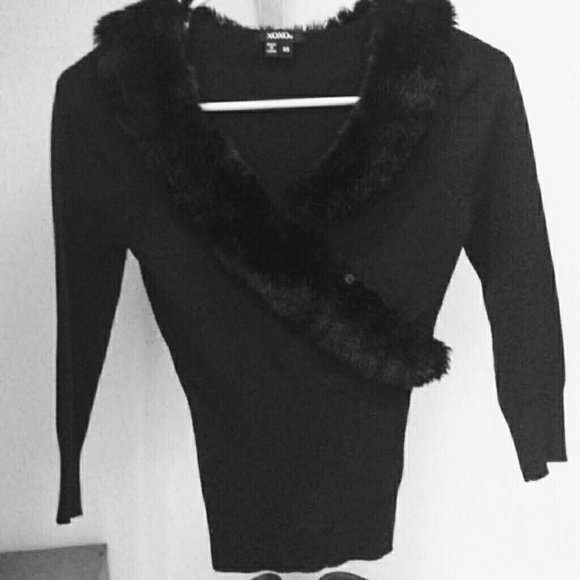 XOXO Sweaters - Xoxo faux fur sweater, very lightweight